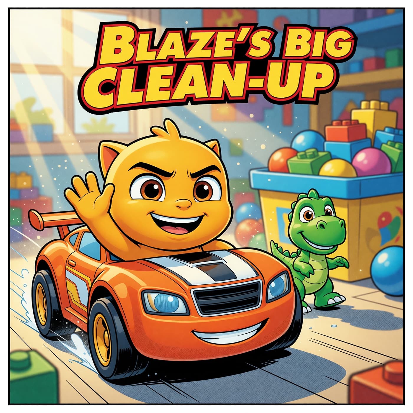Cleaning up the room