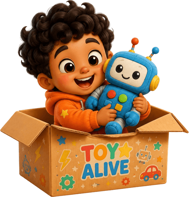 Friendly toy robot