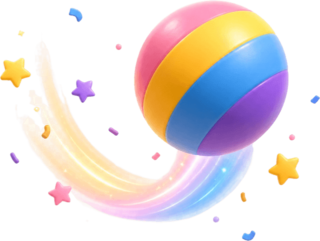 Colorful toy ball